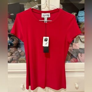 Joseph Ribkoff red/pink women’s top *brand new never worn*